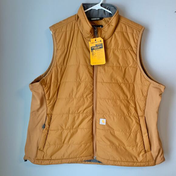Carhartt Women’s Vest 2X 20-22W Rain Defender Rugged Flex Lightweight Insulated - Picture 2 of 12
